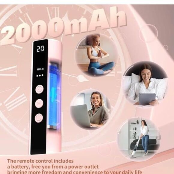 Red Light Therapy Face Mask NEW IN BOX 400 LED - Picture 8 of 9